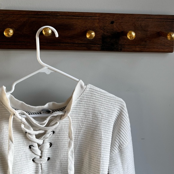 roxy white beach ribbed sweater - Picture 2 of 4